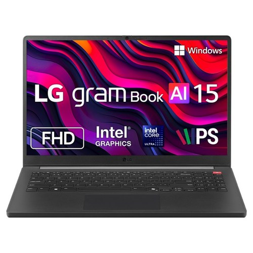 LG LG Gram Book AI 15" FHD Touch Intel Ultra 5-115U 8GB 512SSD Win 11H (Titan Black)